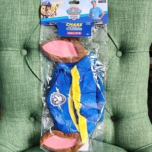 Paw Patrol Chase Hat and Badge Costume